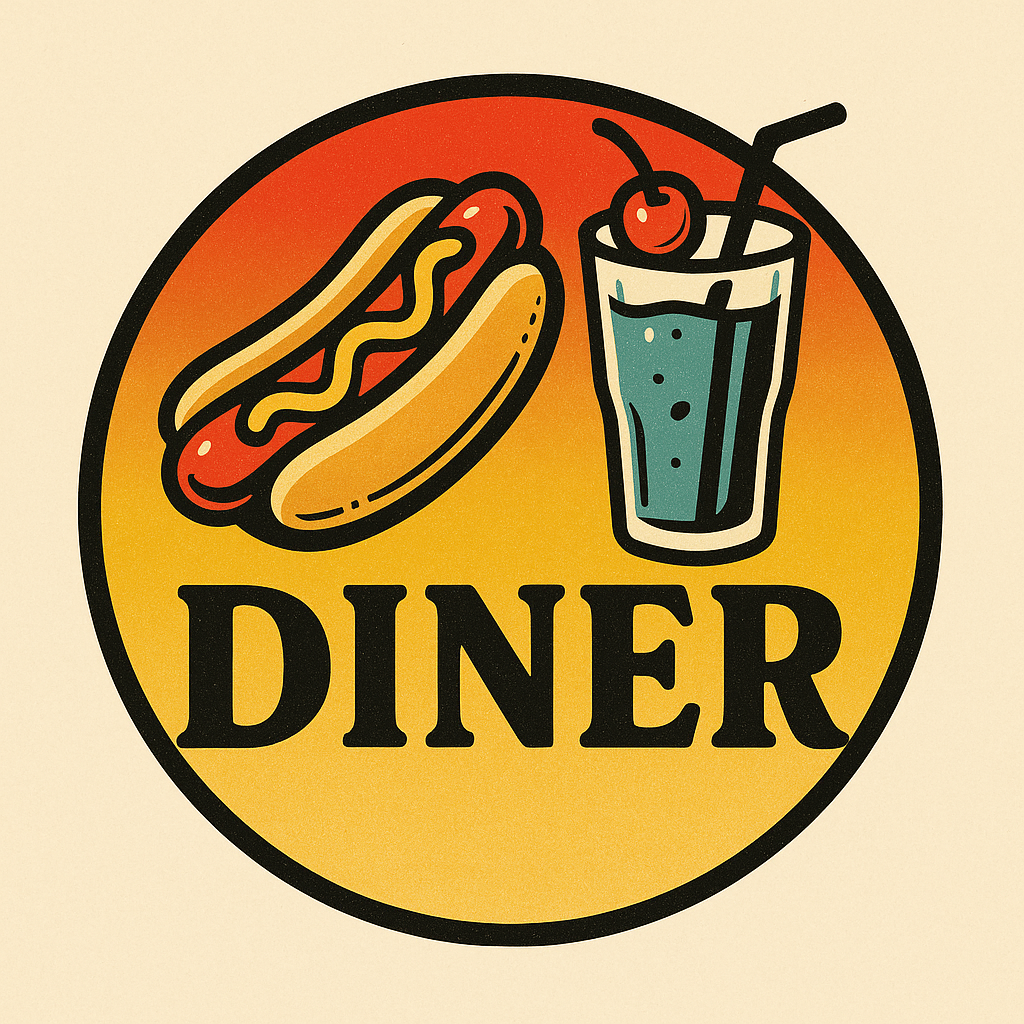 retro diner emblem 4