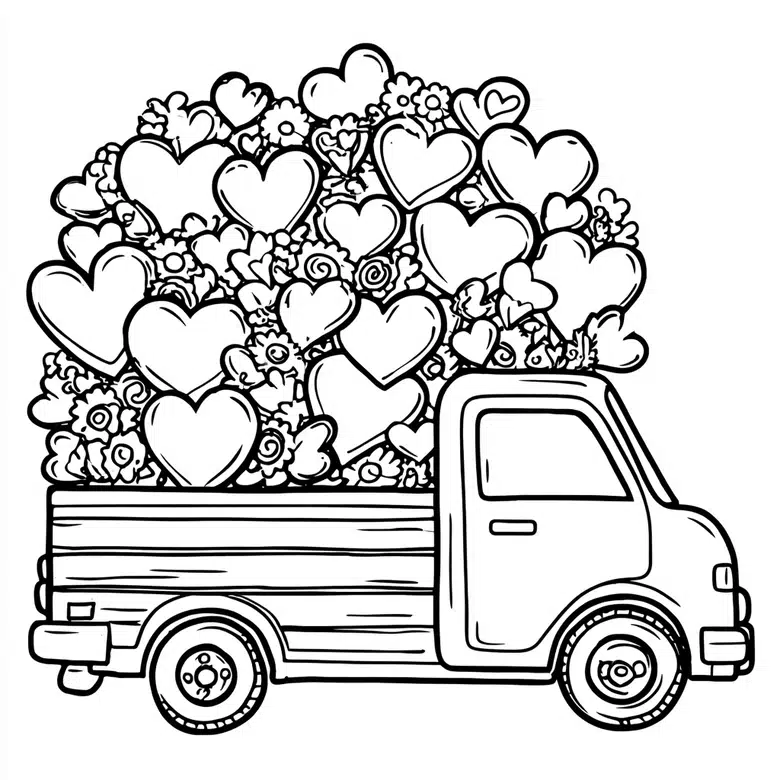 coloring pages valentines