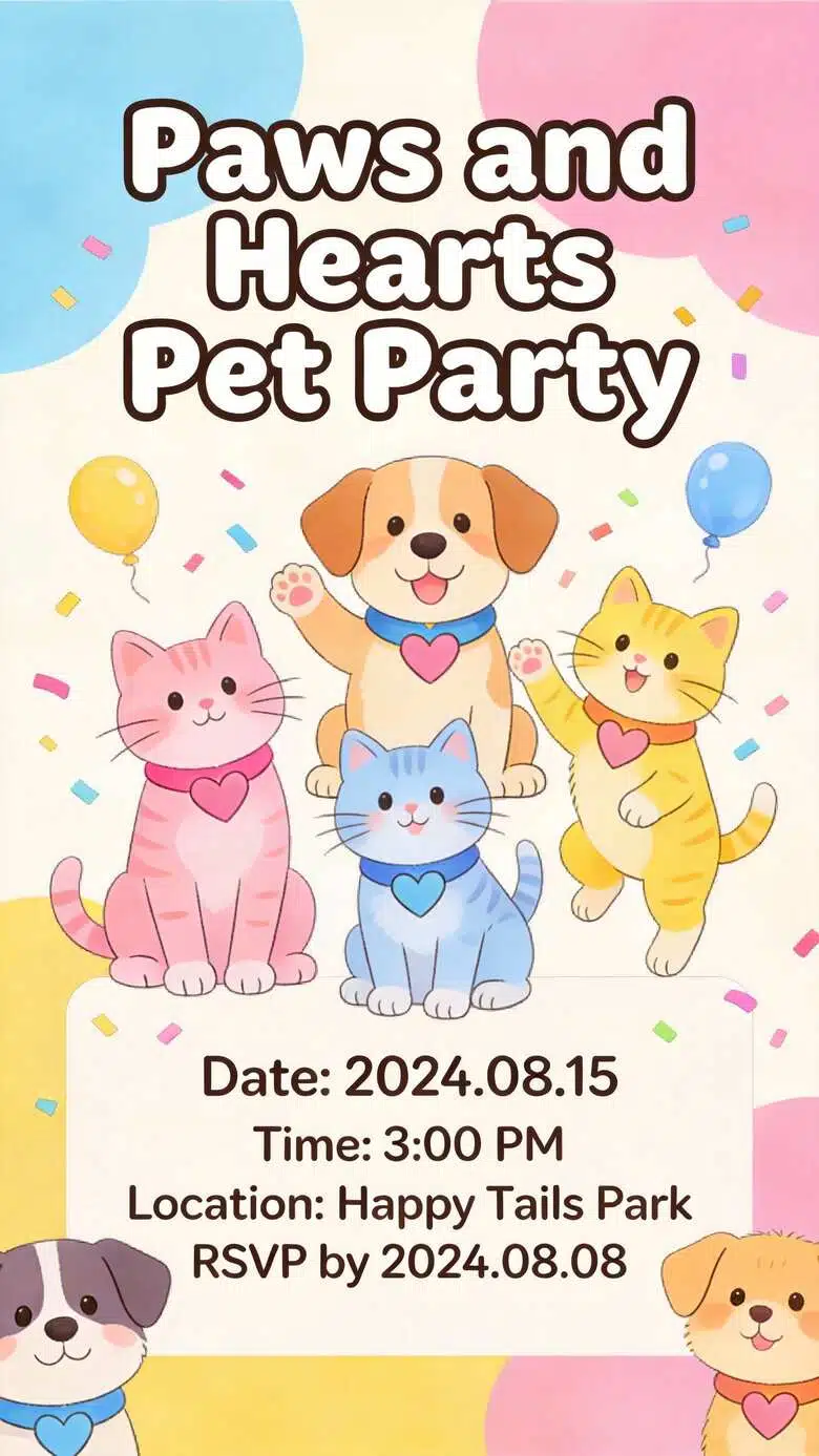 Valentines Party Invitation templates