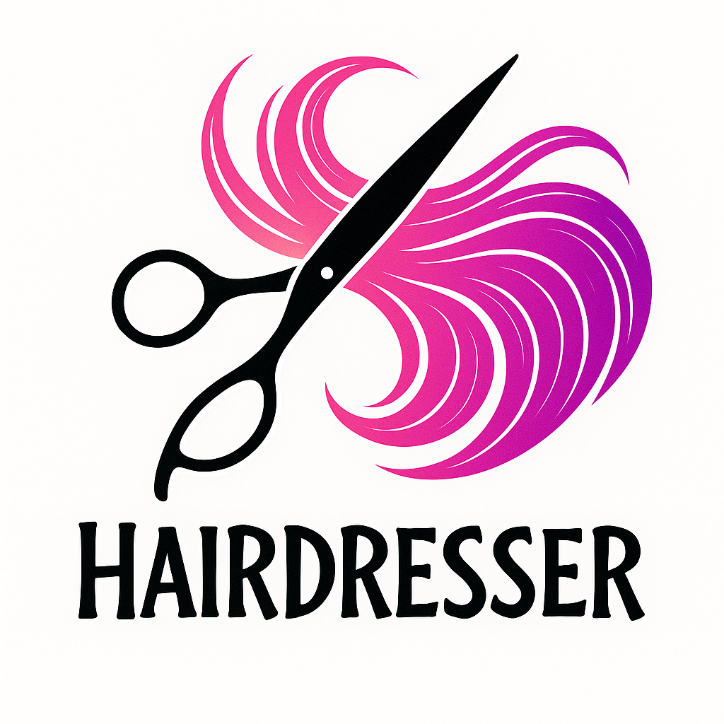 Hand-drawn hairdresser logo 05