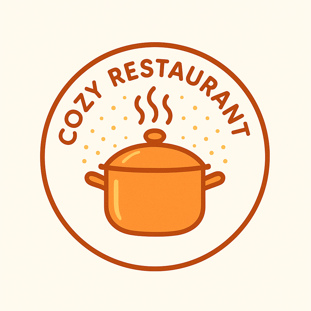 Orange Cozy Restaurant Logo