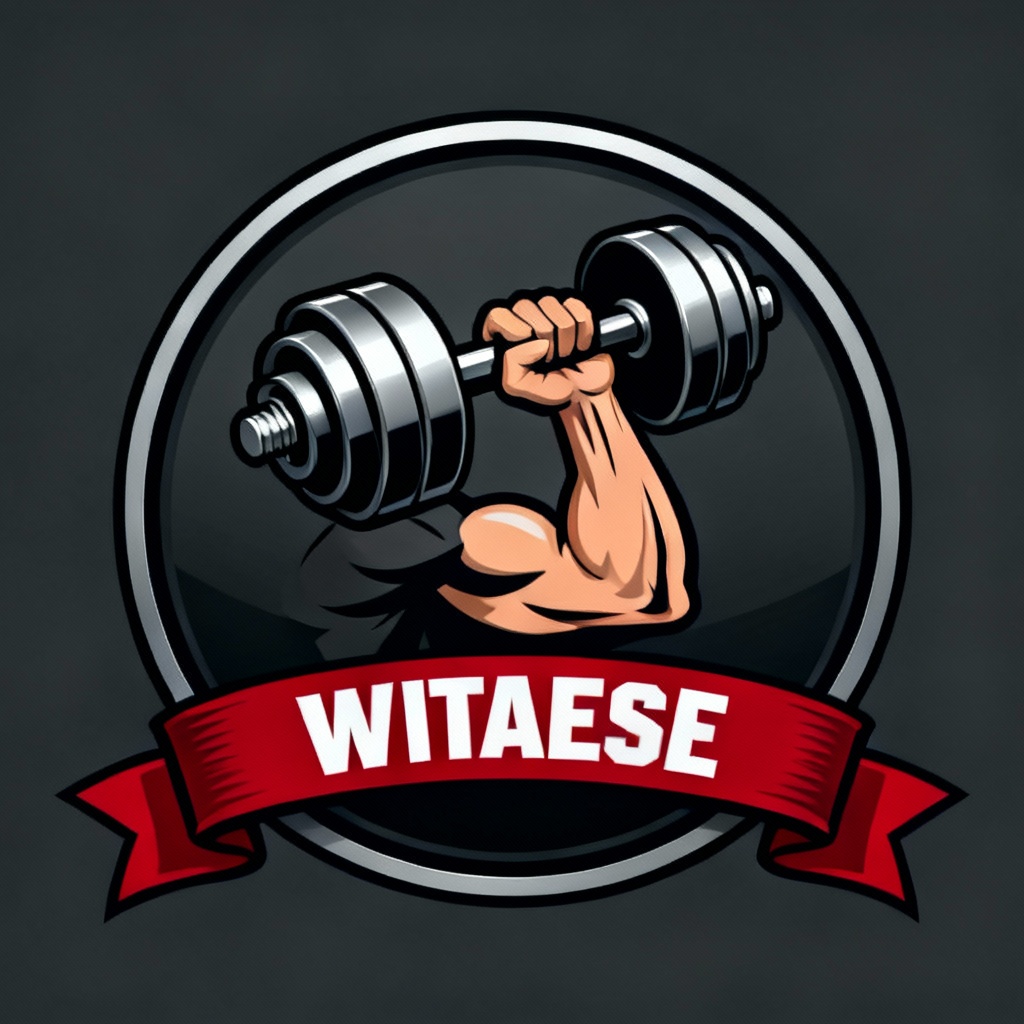badge-style gym logo 1