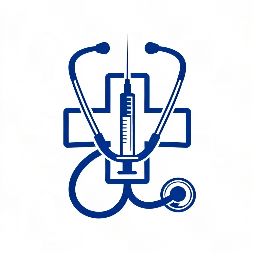 emblem with stethoscope