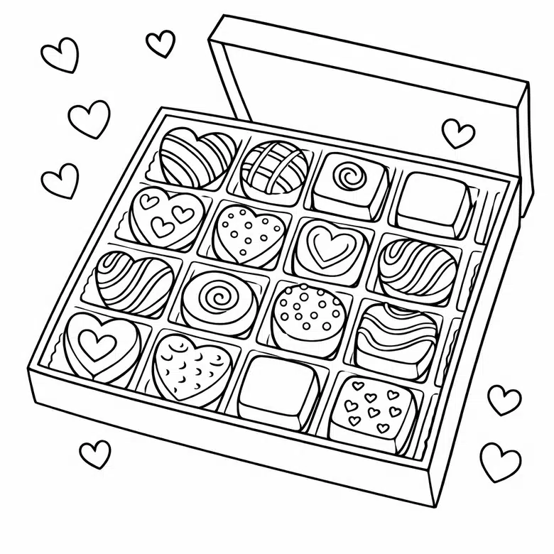 coloring pages valentines