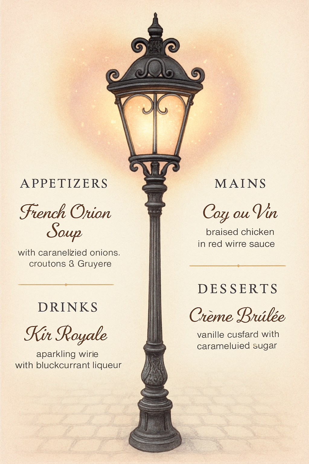 Valentine’s Day Menu 