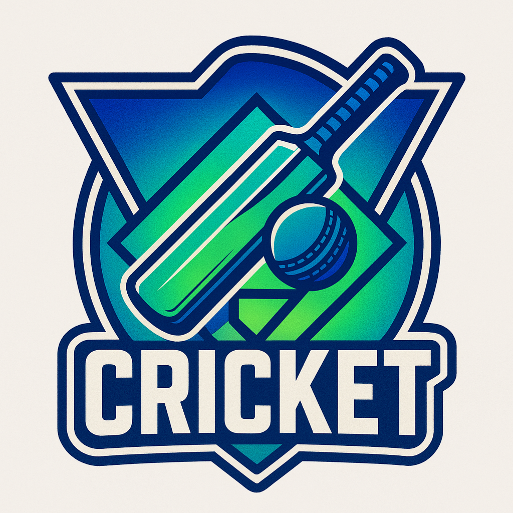 retro cricket badge 2222