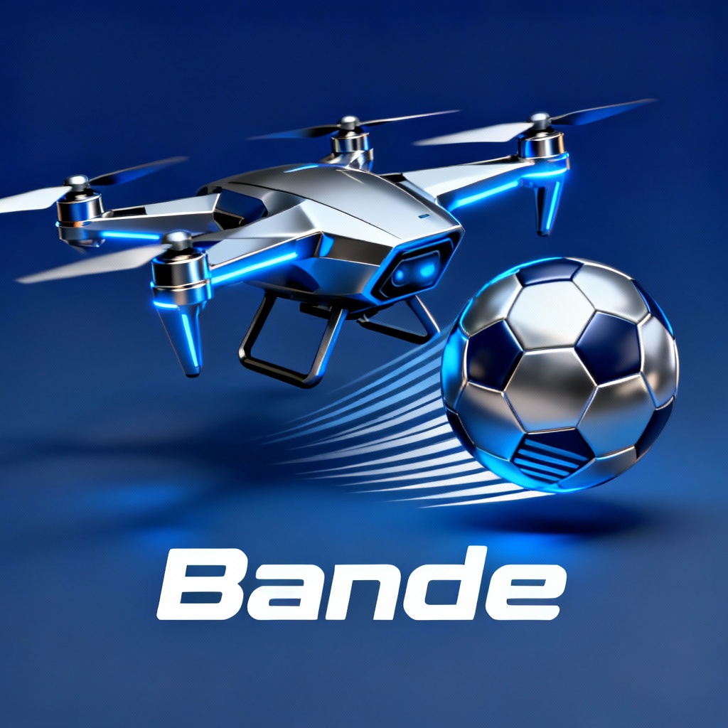 futuristic drone holding a football222