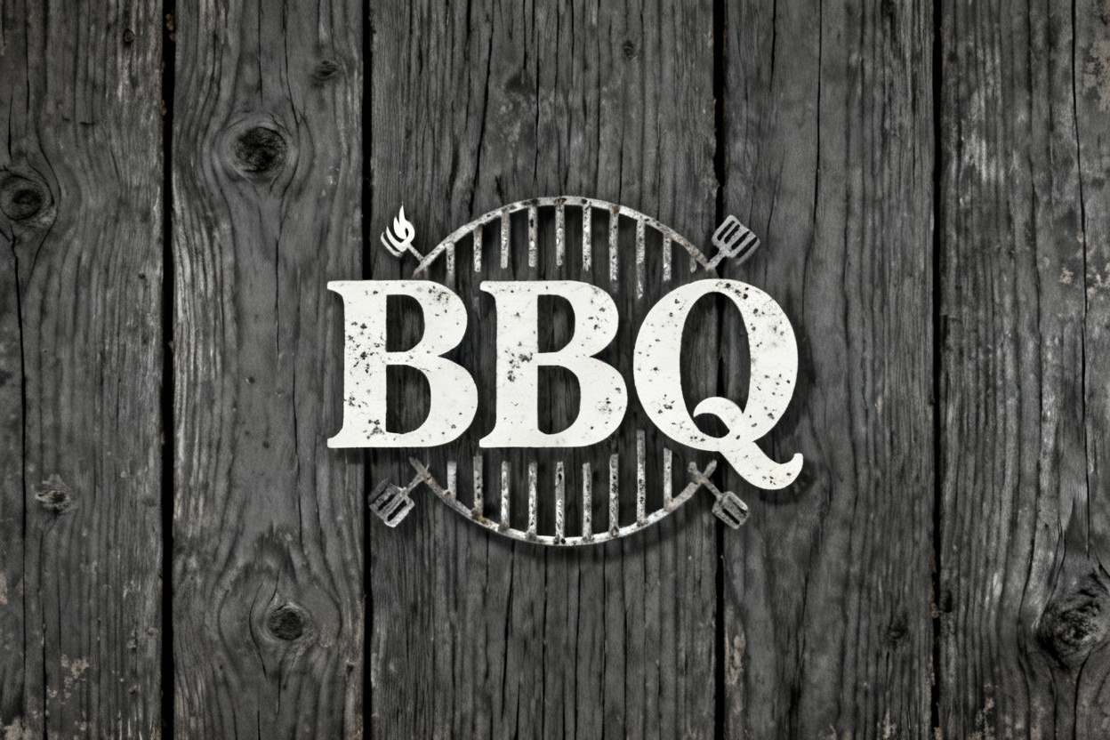 rustic BBQ logo 
