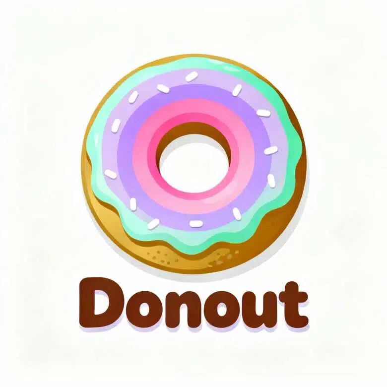 a colorful gradient donut logo1