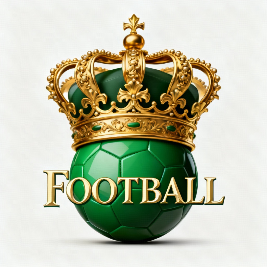 noble crown sitting atop a football f44