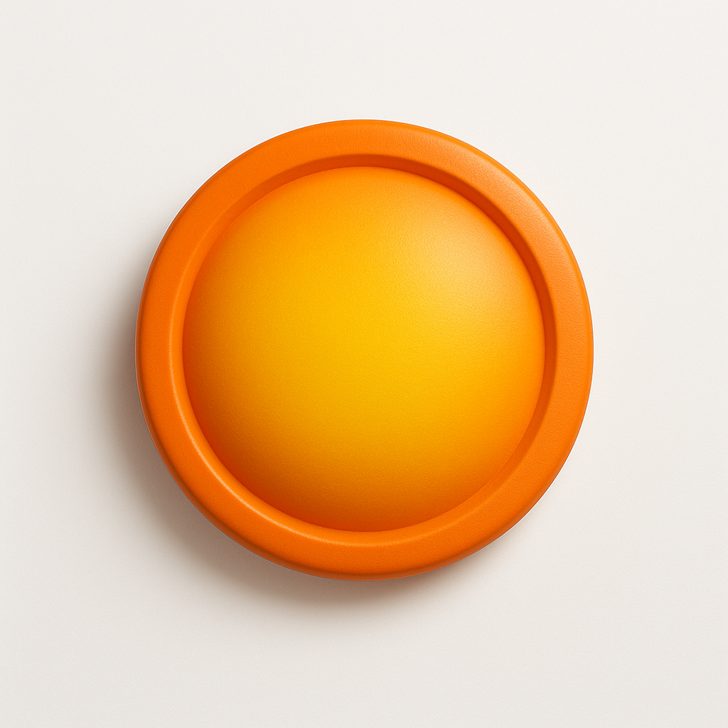 3D circular logo with smooth 