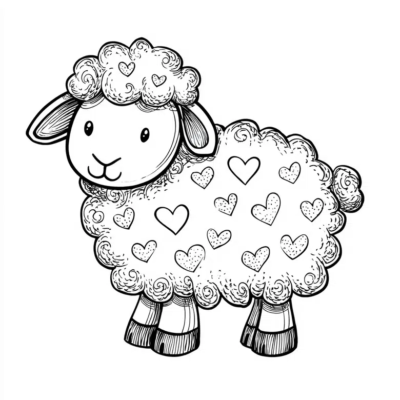 coloring pages valentines
