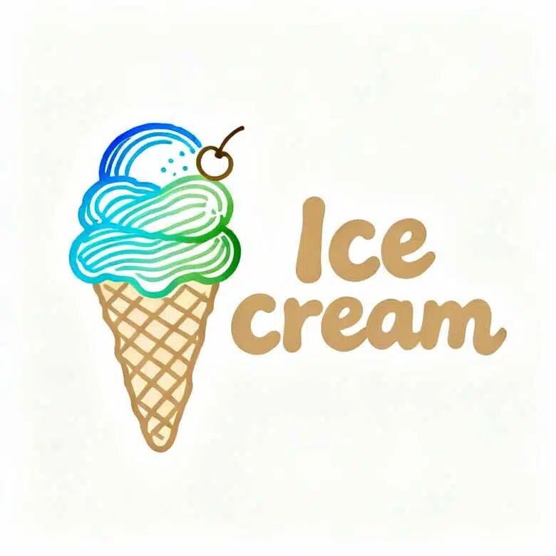 hand-drawn ice-cream logo 6