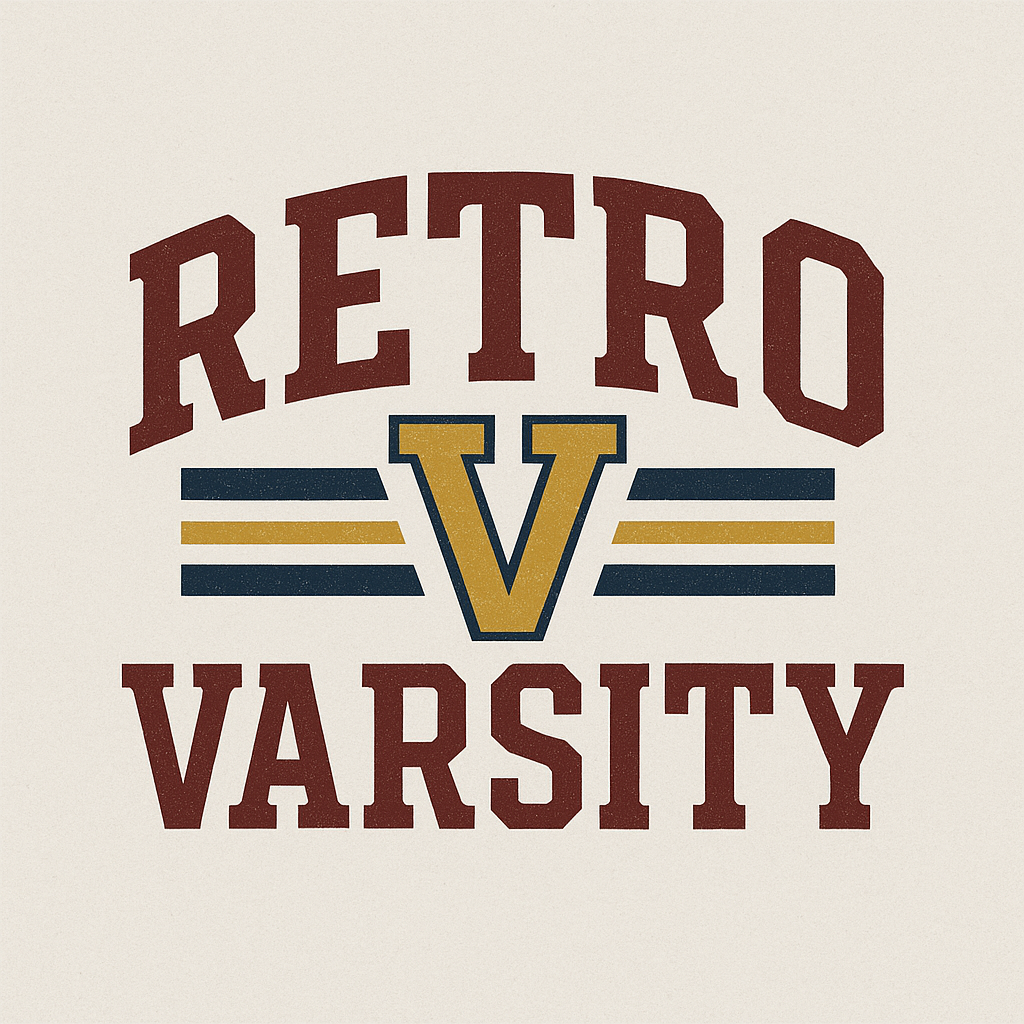 varsity-style clothing logo with 