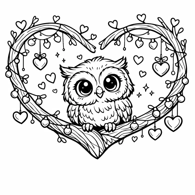 coloring pages valentines