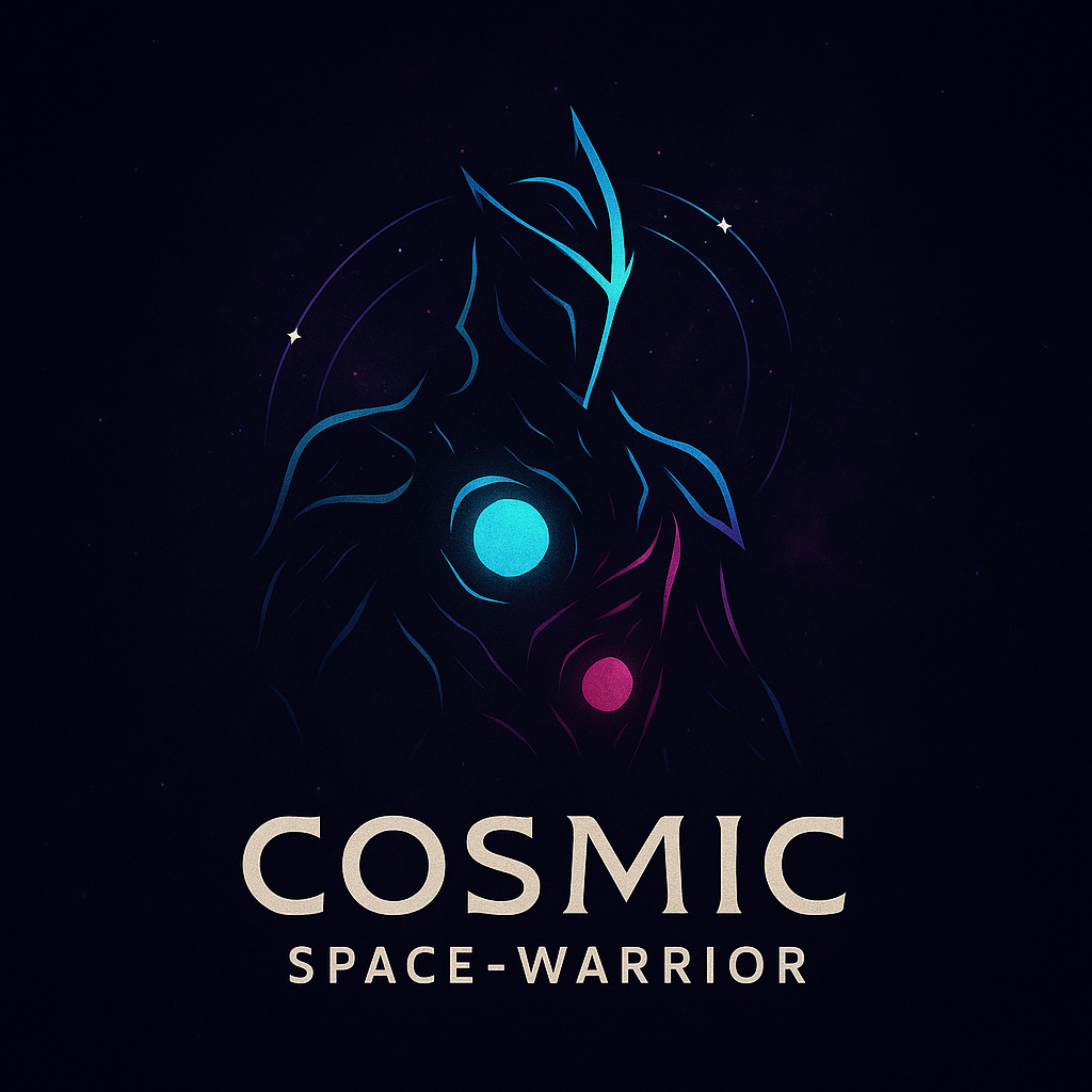 cosmic space-warrior logo 