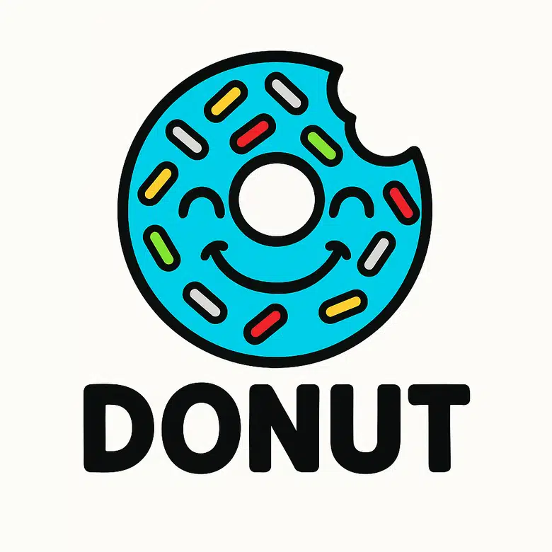 playful donut logo2