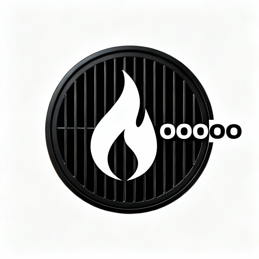  minimalist BBQ logo