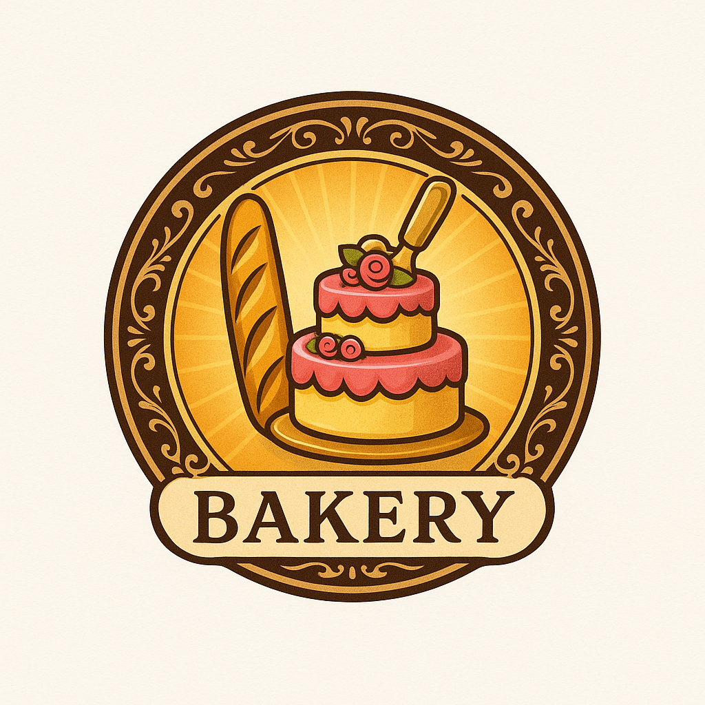 circular emblem bakery logo 3