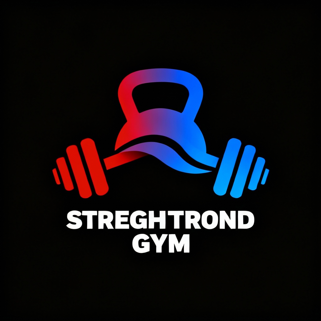 modern abstract gym logo 2
