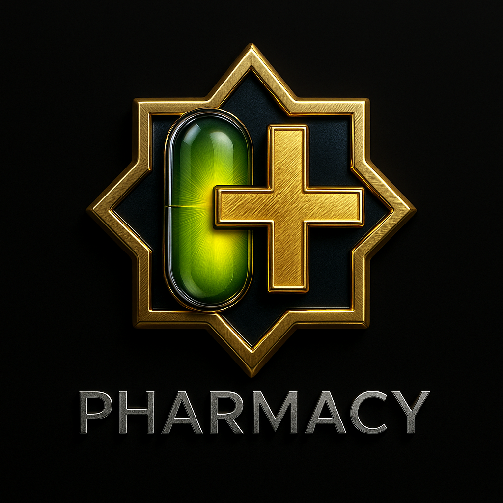 3D emblem pharmacy logo 02