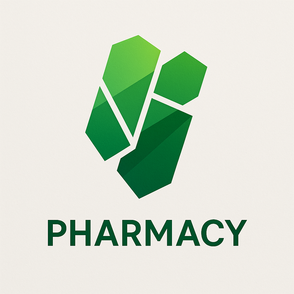Geometric abstract pharmacy logo 02