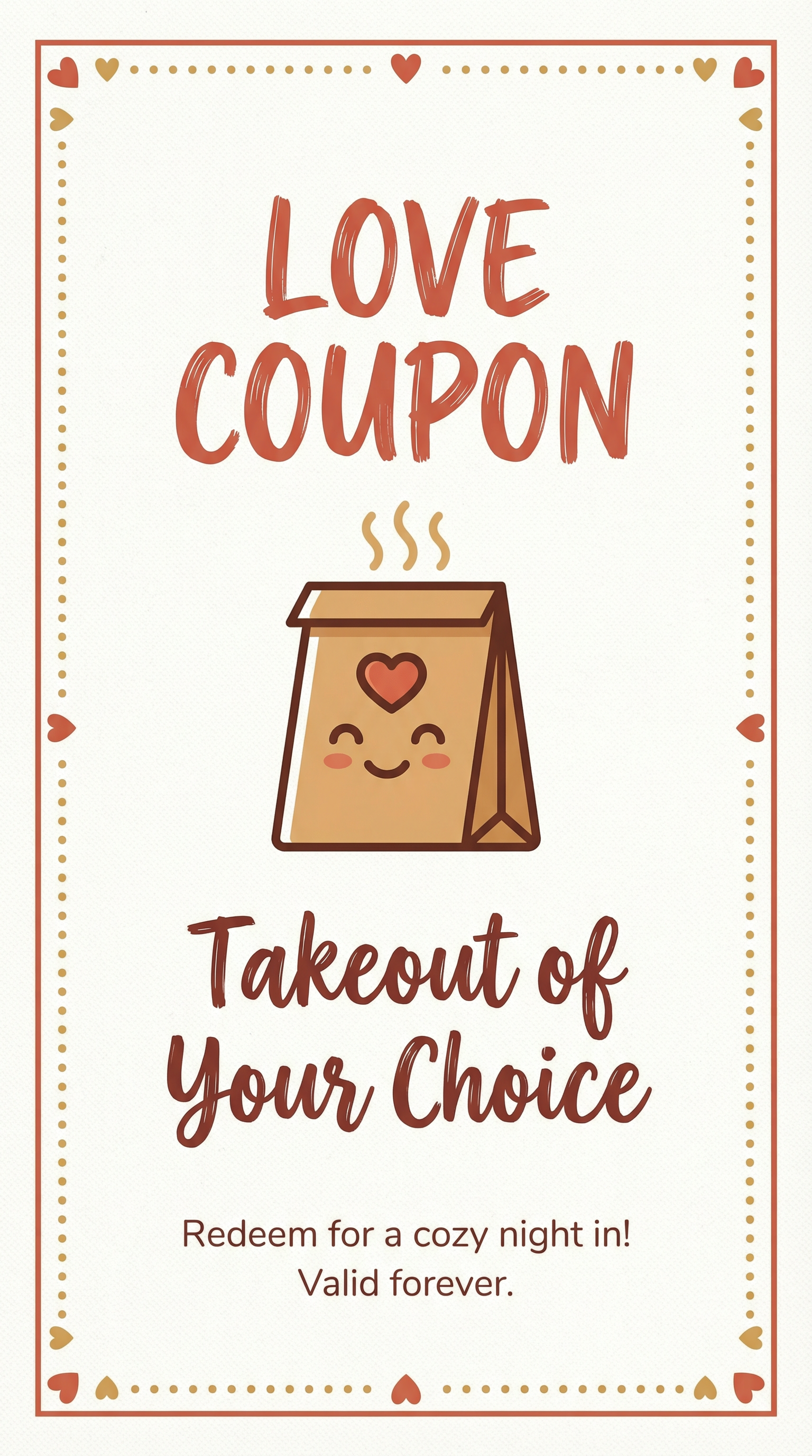Love coupon templates