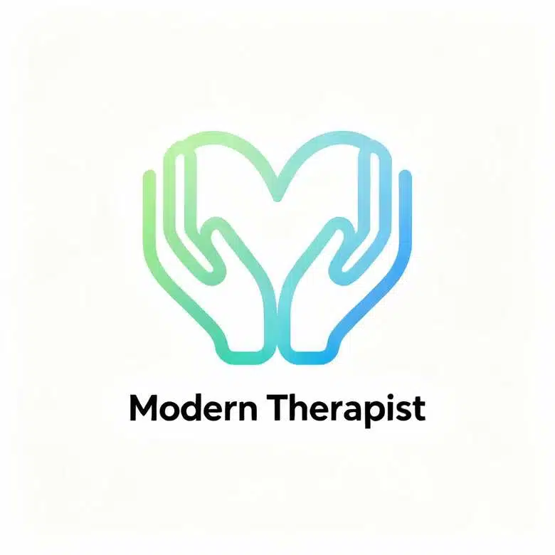 Modern minimalist therapist logo 04