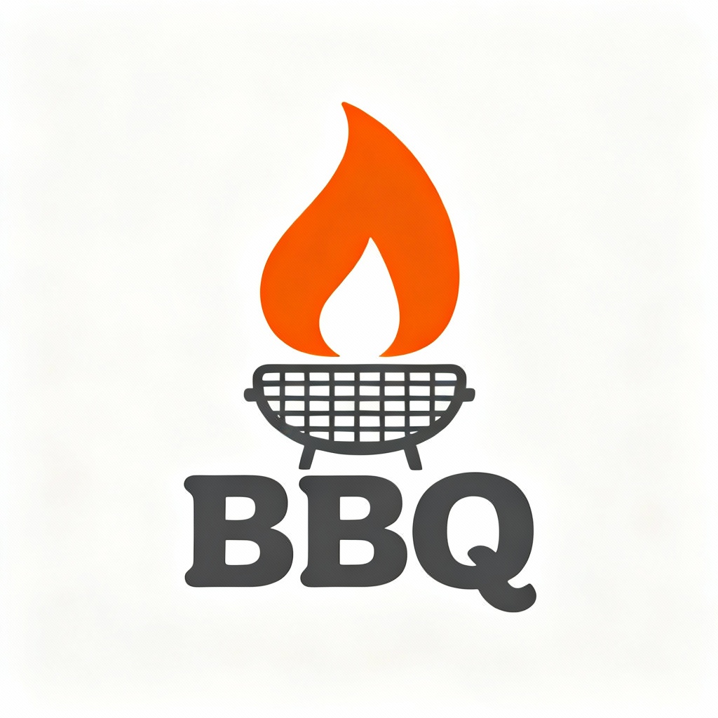  cartoon mascot BBQ111