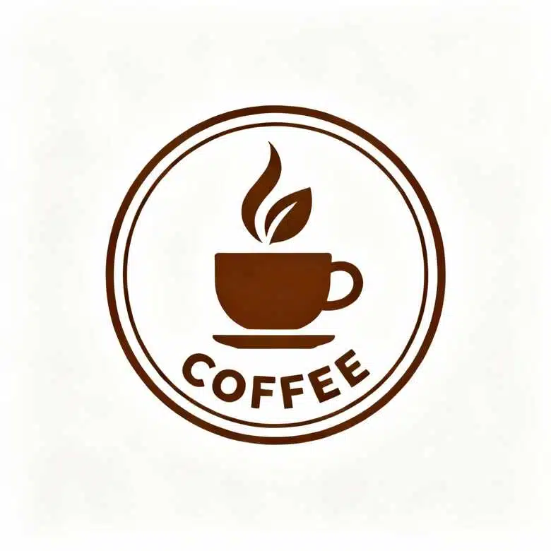 Circular coffee badge logo 04