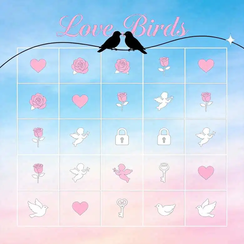 valentine bingo templates