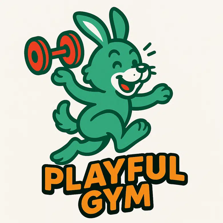 playful gym mascot logo 2