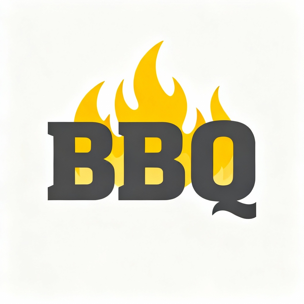  bold BBQ logo wit