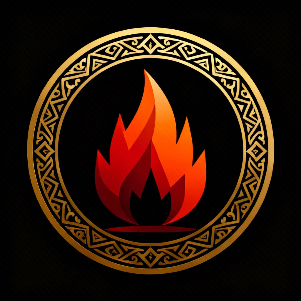 circular emblem with bold central2