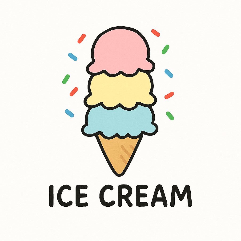 hand-drawn ice-cream logo 5