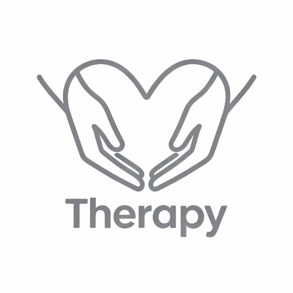 Minimalist line-art therapist logo 02