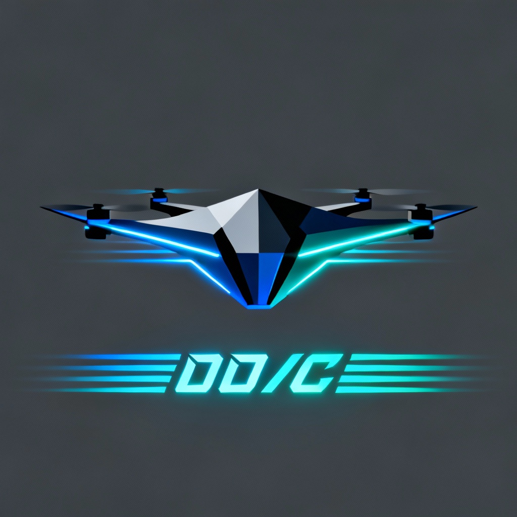 futuristic drone emblem 