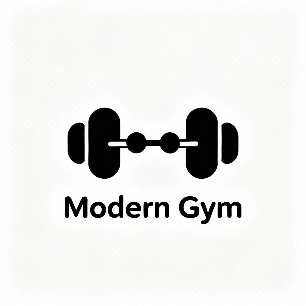 modern gym logo 3