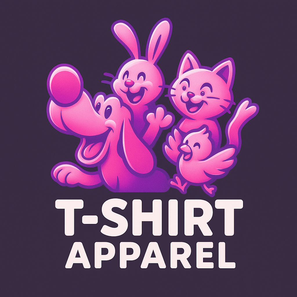  logo for t-shirt with exaggerated proportion