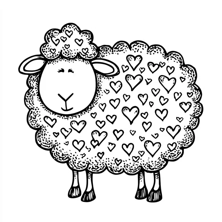 coloring pages valentines