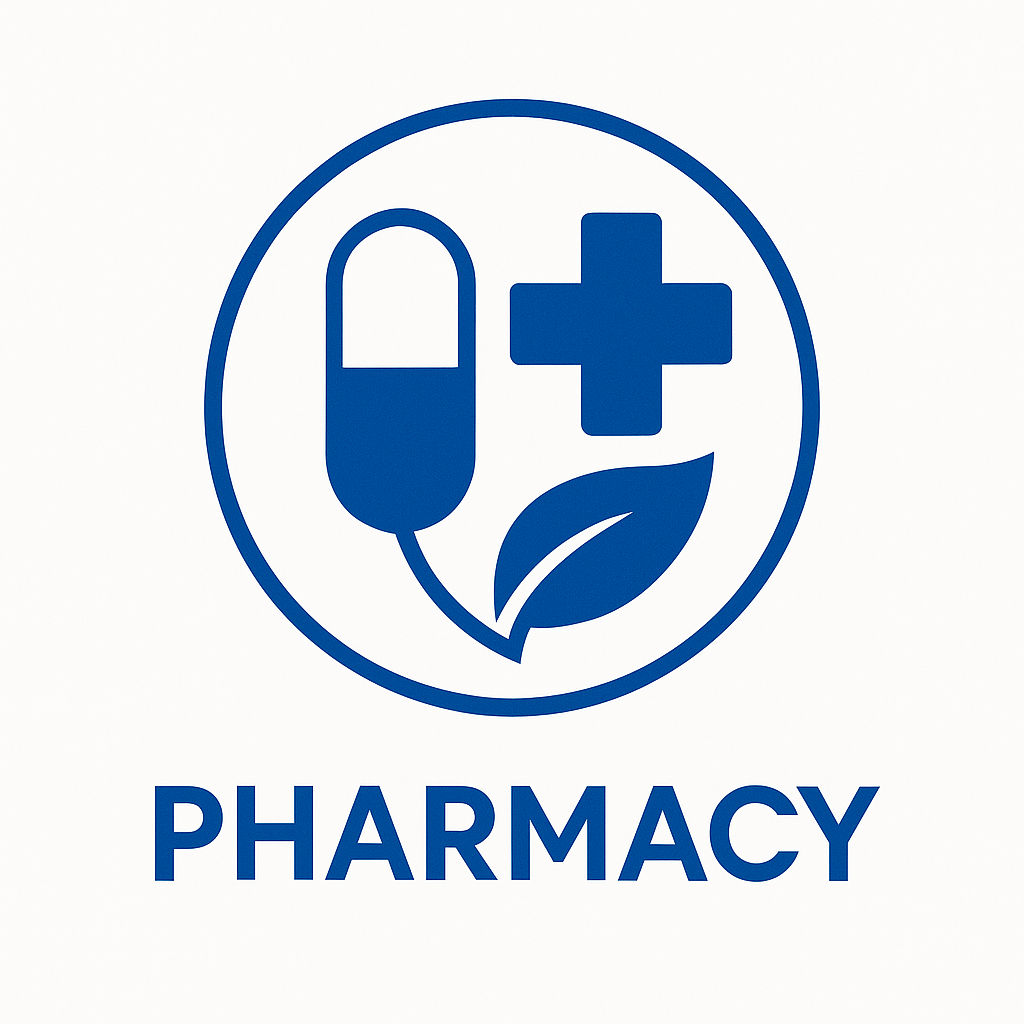 Circular illustration pharmacy logo 02