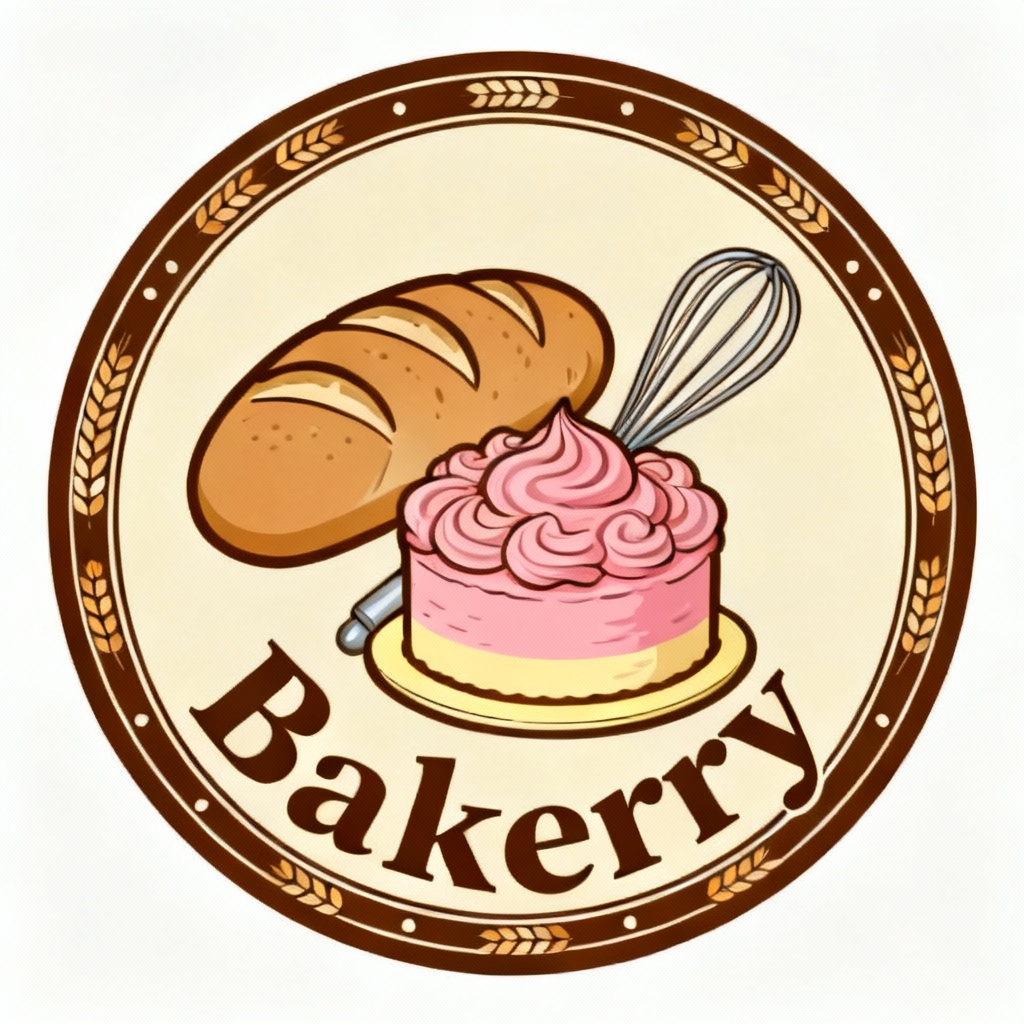 circular emblem bakery logo 4