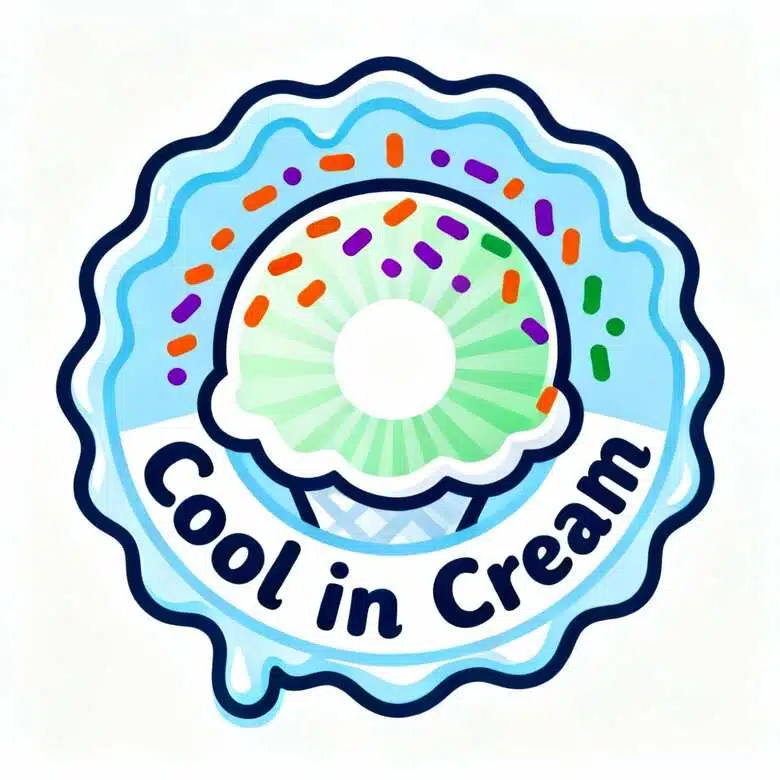 circular ice-cream badge logo 2