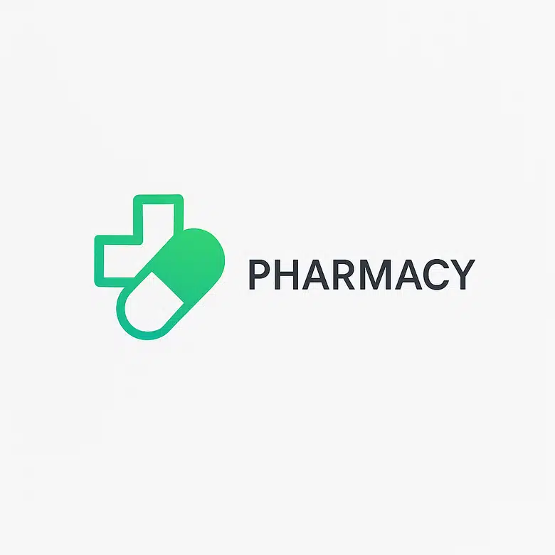 Modern pharmacy logo