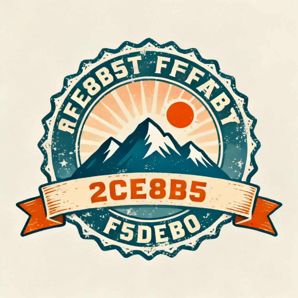 vintage travel badge