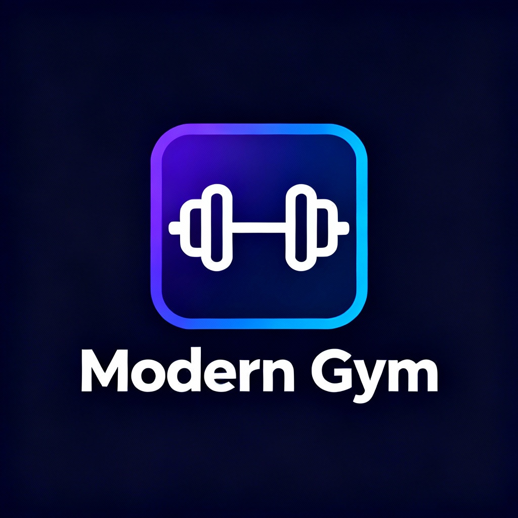 modern gym logo 1