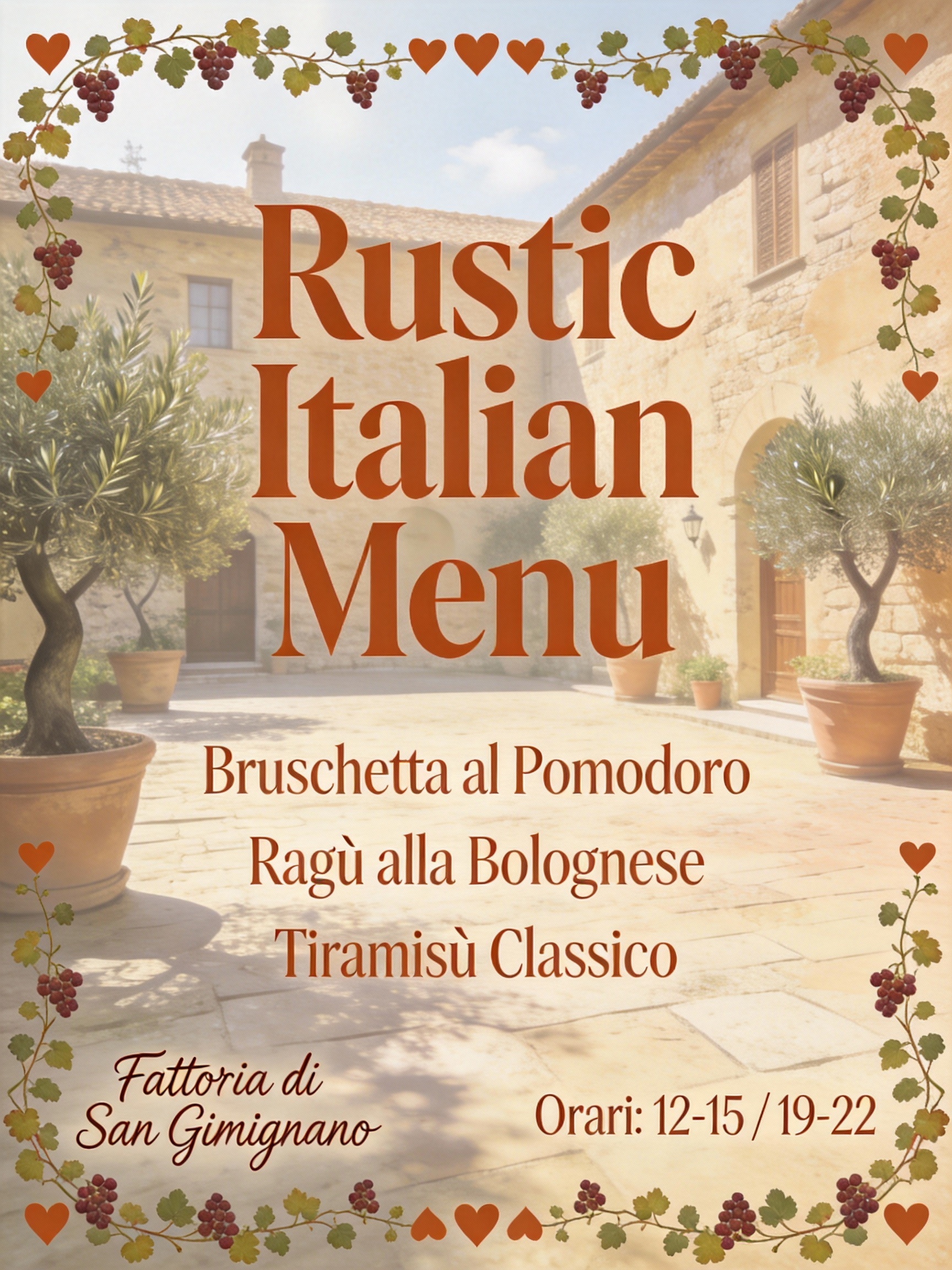 Valentine’s Day Menu 