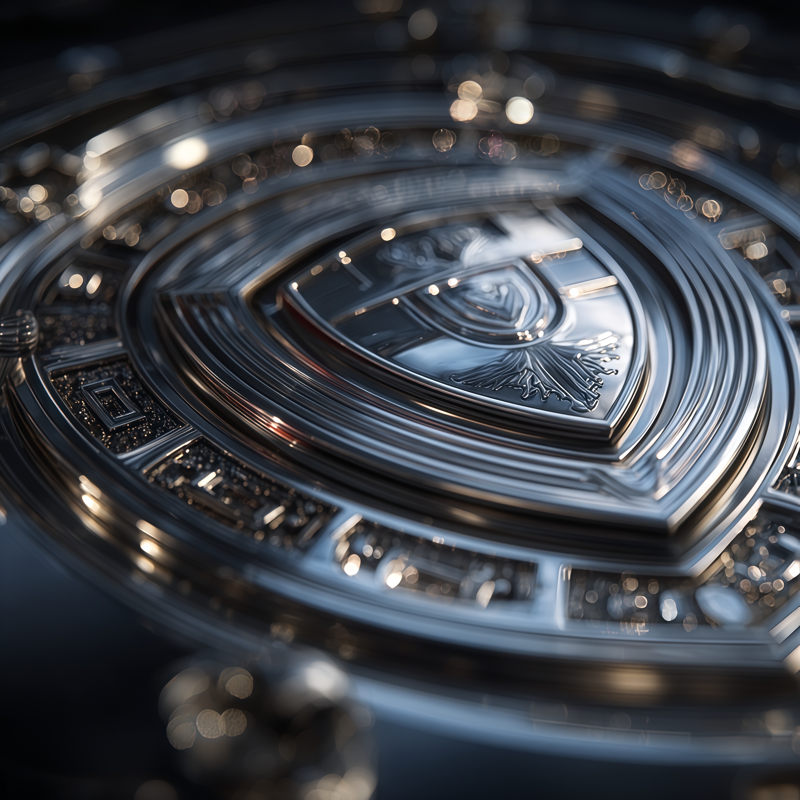 3D metallic emblem111