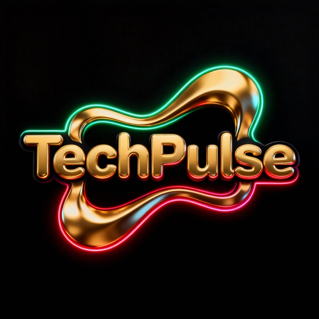 futuristic 3D logo 