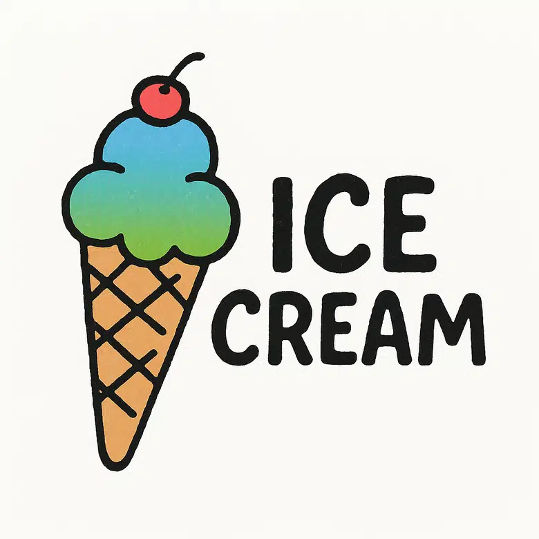 hand-drawn ice-cream logo 7